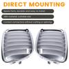 Superior-1Pair Front Bumper Upper Center Grille Chrome For BMW X1 Series E84 2010-2012 51112993307, 51112993308