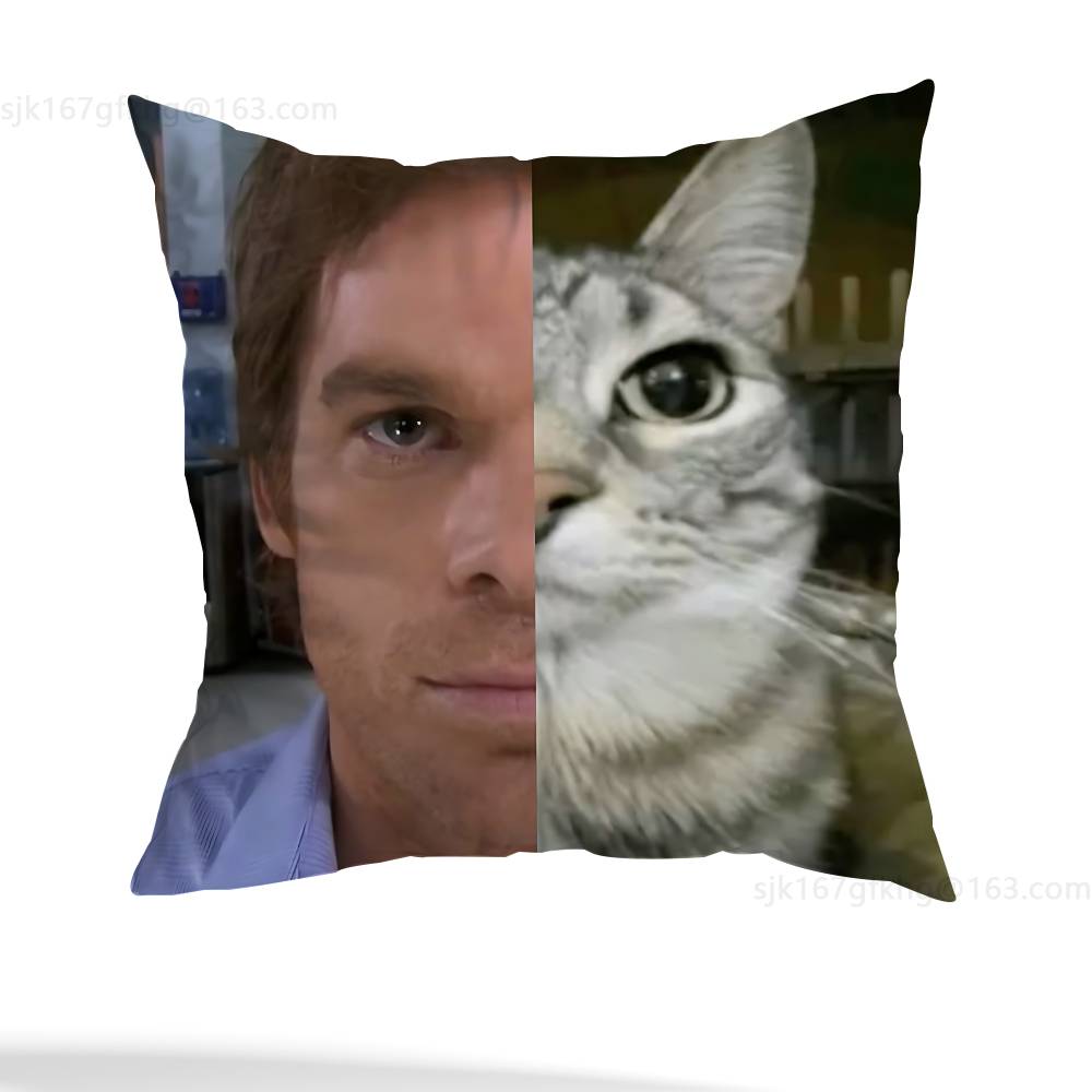 D-Dexter Pillow Case Sofa Living Room Bedroom Headboard Backrest Cushion Square Cushion Nap Time