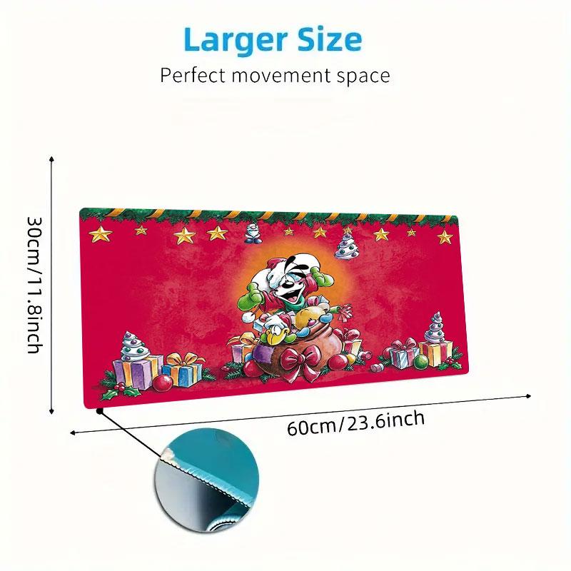 Diddl Large Size Mouse Pad Large Gaming Table Cushion Non-slip Laptop Tablet Big Mousepad XXL Mat Mini PC Playmat With Lock Edge