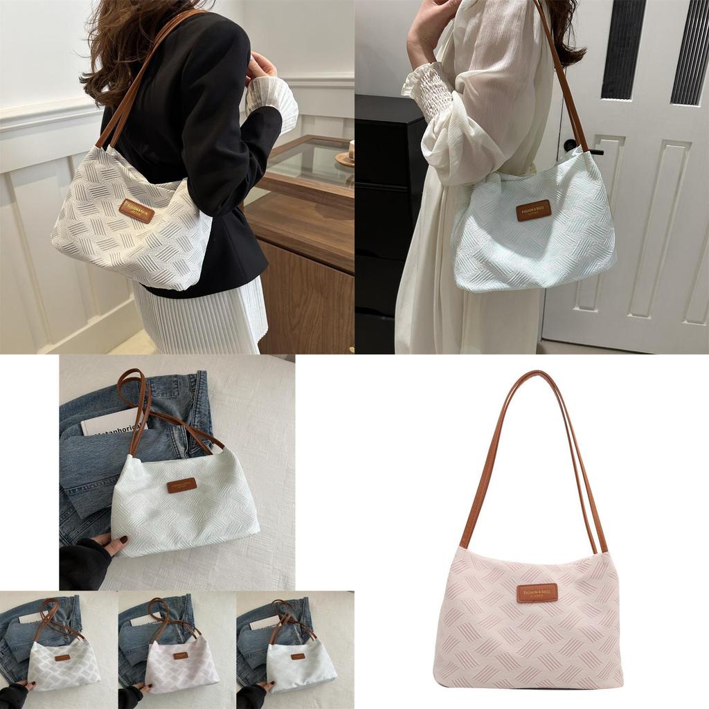 Stylish Gray Pink Blue Green 2024 Summer New Tote Bag Casual Commuter Handbag For Women