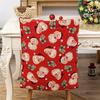 Christmas Dinner Table Decoration Restaurant Chair Cover 2024 New Year Decor Chair Back Covers Christmas Decoration