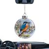 Hummingbird Christmas Ball Ornament 3D Clear Artificial Home Decor Ird Christmas Tree Ornaments For Holiday Birthday Party