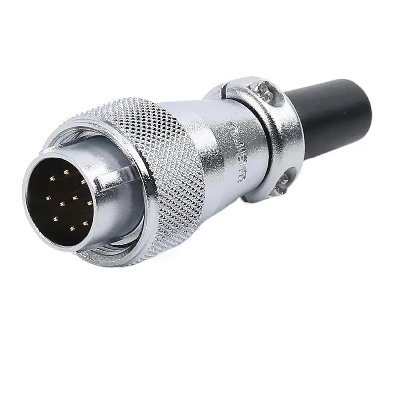 WEIPU WS16 TQ+ZQ Waterproof Cable Wire Connector Male Plug Female Socket Electrical Automation Aviation Adapter 2 3 4 5 7 9 Pin