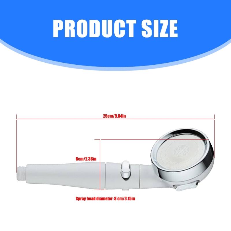 Multipurpose Pressurized Shower Head Designs To Saving Water While Providing Powerful Showering Bathroom Accessory