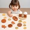 Wooden Funny Simulation Afternoon Tea And Cookie Coffee Children Toy Set