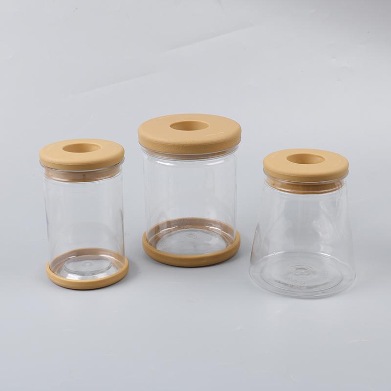 Transparenter Blumentopf Hydroponischer automatischer Wasseraufnahme-Blumentopf aus Kunststoff