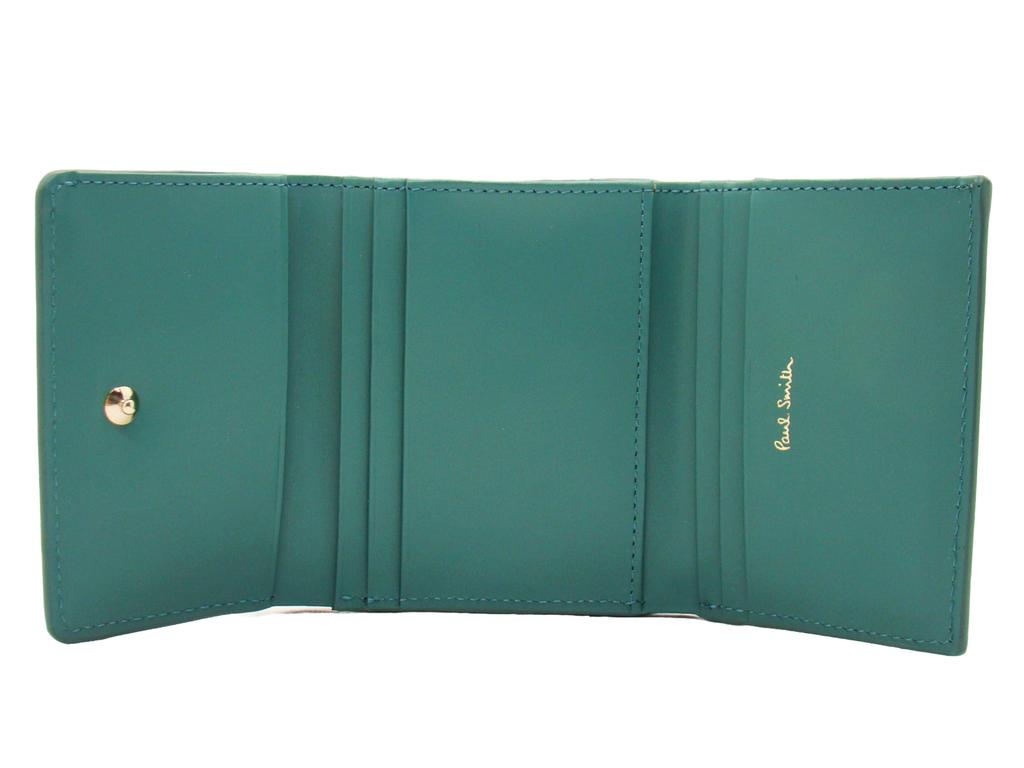 Paul Smith Mixed Doodle Women's Clasp Tri-fold Wallet (Lavender)