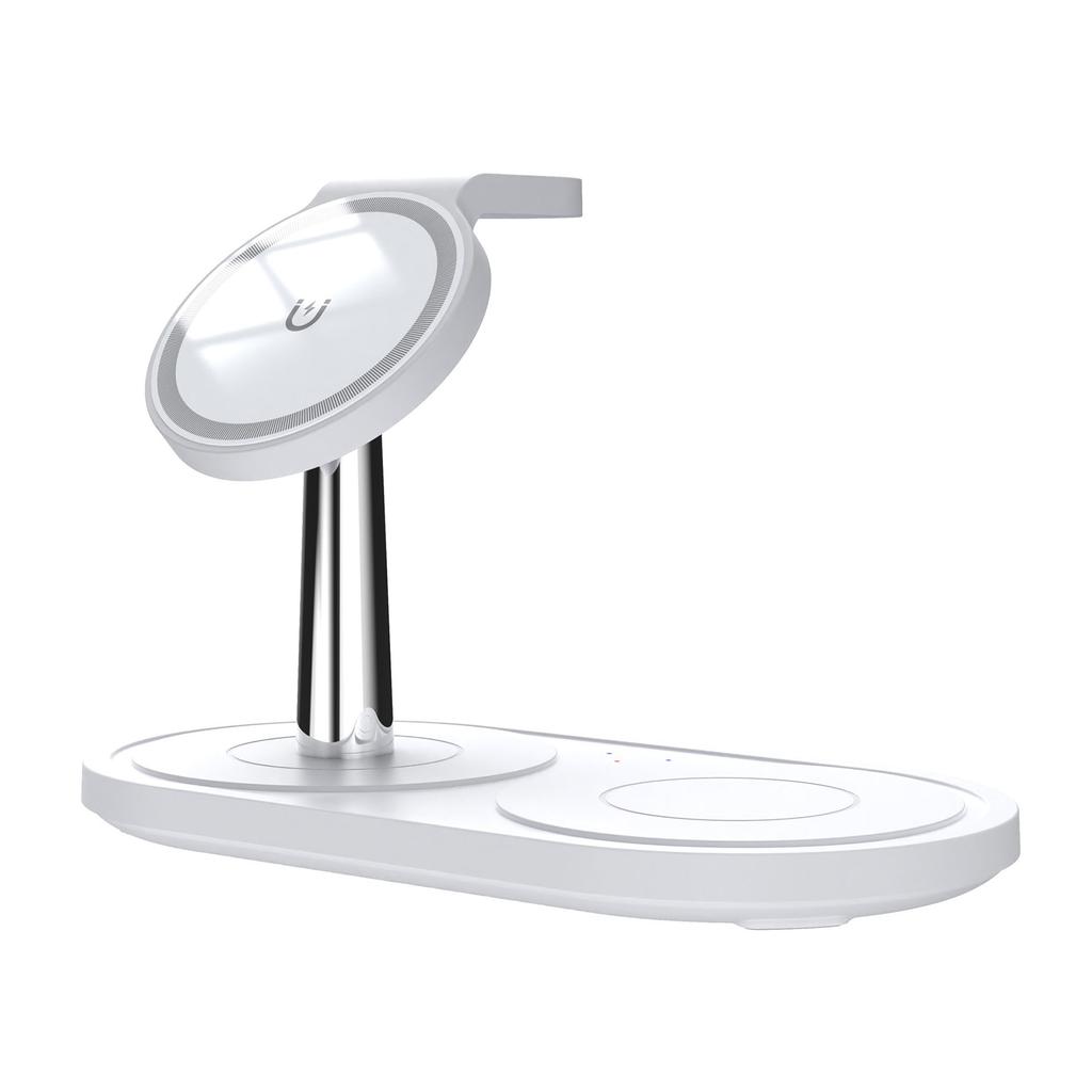 3 in 1 wireless charger 15W for Apple magnetic wireless charger multi-function desktop mobile phone holder