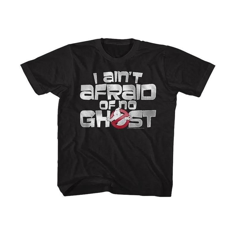 The Real Ghostbusters Ain t Afraid Black Toddler T-Shirt 160