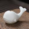 Mini Ceramic Incense Holder, Whale Shape Incense Stick Holder, Cute Incense Burner, Multi-purpose Ornament for Bedroom Yoga Room Tea House