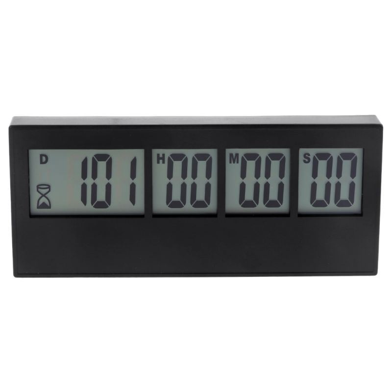 Upgraded Digital Countdown Days Timer Upgraded Big 999 Days Count Down Clock for Vacation Retirement Wedding Holiday