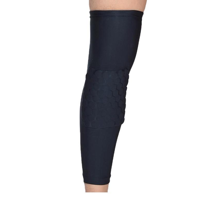 1PC Breathable Sports Football Basketball Knee Brace Leg Sleeve Calf Compression Knee Protection