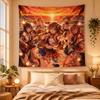 Rock Singer Anime Tapestry, Star Wall Hanging, Kawaii Music Blanket for Teen Girls Bedroom Dorm Decor