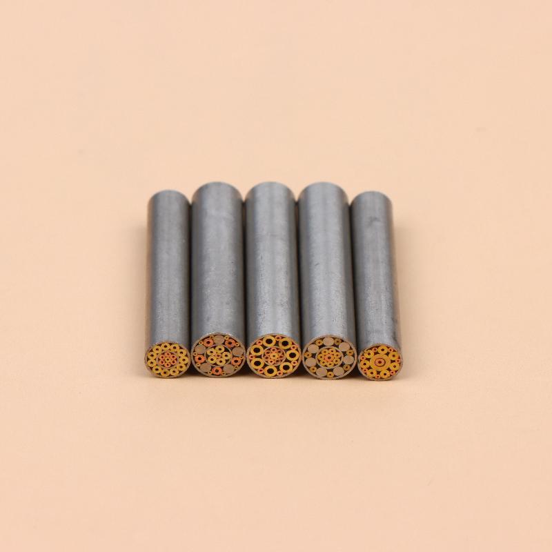 5/6mm Brass Mosaic Fastener Pins Rust Resistant for Custom Knife Handle Assembly & Repair Work