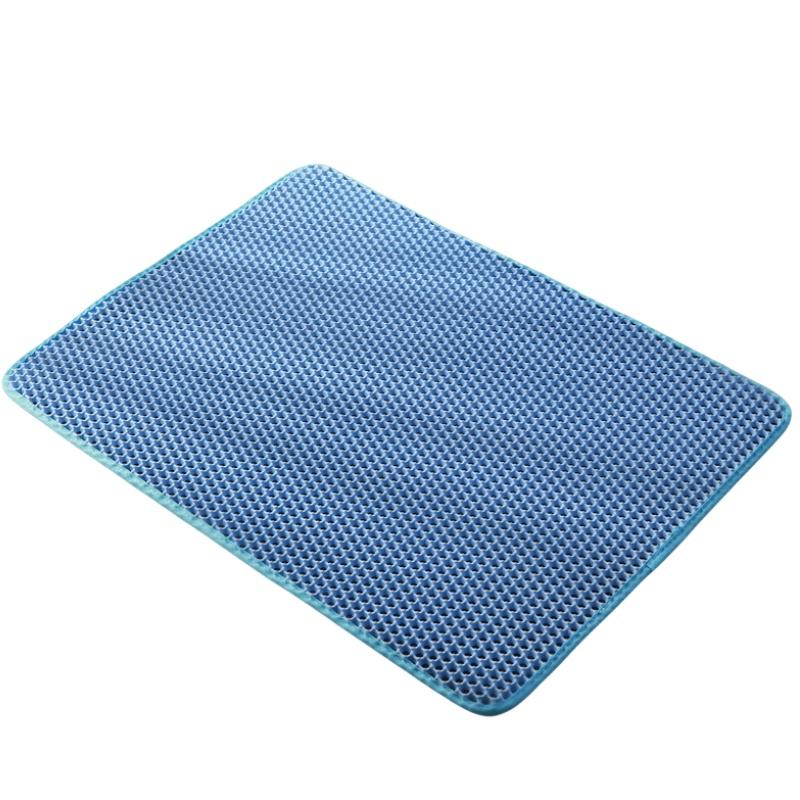 Anti-tracking Cat Litter Mat Foldable And Water-resistant 45cm/17.72in синий