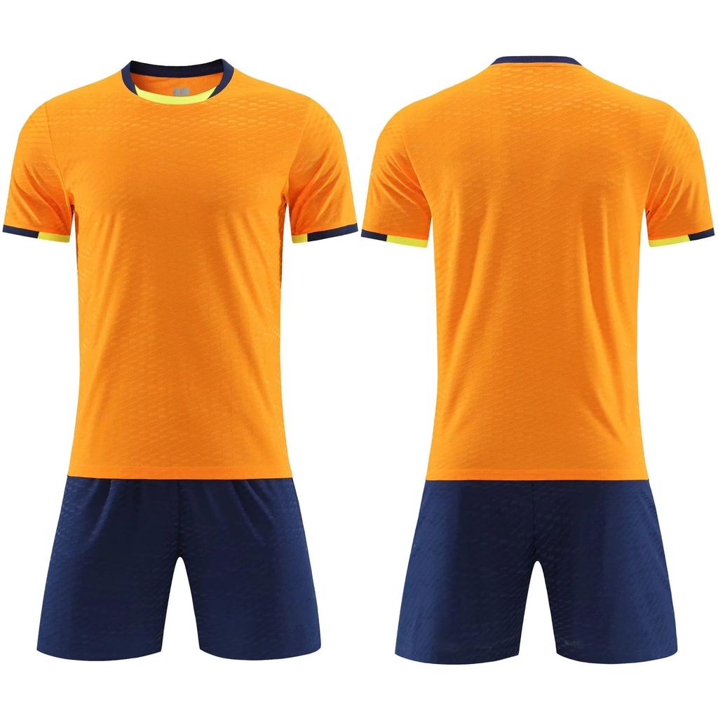 2025 Großhandel Kinder-Fußballtrikot-Set, Grundschul-Fußball-Trainingsshirt, bedrucktes Wettkampftrikot für Jungen und Mädchen