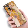 Custodia per telefono in silicone nero con arte Gustav Klimt Il Bacio per Xiaomi Mi 9 SE 8 10T 11 12 13 Lite 9T 11T 12S 12T 13T 14 Pro 5G NE 11i 12X