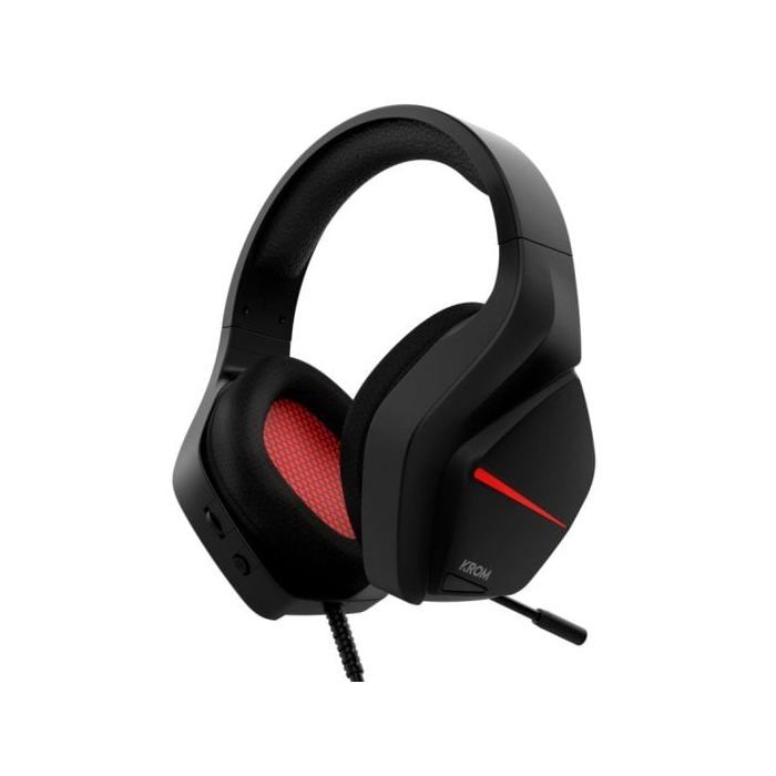 Casque stéréo - krom - kopa move - compatible pc, ps4, ps5, switch - connexion jack 3,5 mm - 50 mm