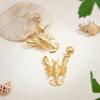 SHIXIN Bohemian Creative Metal Large Lobster Pendant Earrings for Women Vintage Punk Geometry Gold Color Piercing Ear Jewelry