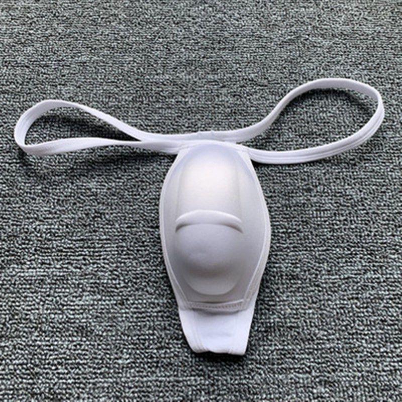 Herren 3D Gepolsterte Unterwäsche Badeshorts mit U-Konvex Kontur