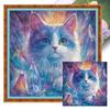 Animal Printed Cross Stitch Kit 40x40cm DIY 11CT Embroidery Craft Set Home Decor