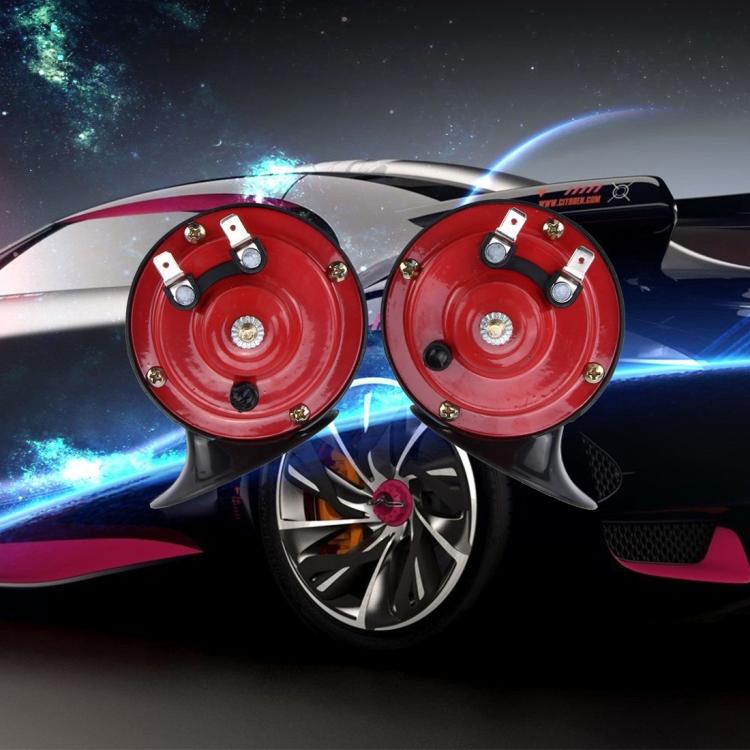 2 ADET SEGER Supertone 12V Yüksek Ton / Düşük Ton 118dB Çift Korna Kiti Braketli