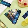 30pcs/60pcs Mysterious Forest Bookmark Simple Handheld Art Creative Material Ins Reading Paper Bookmarks Can Be DIY