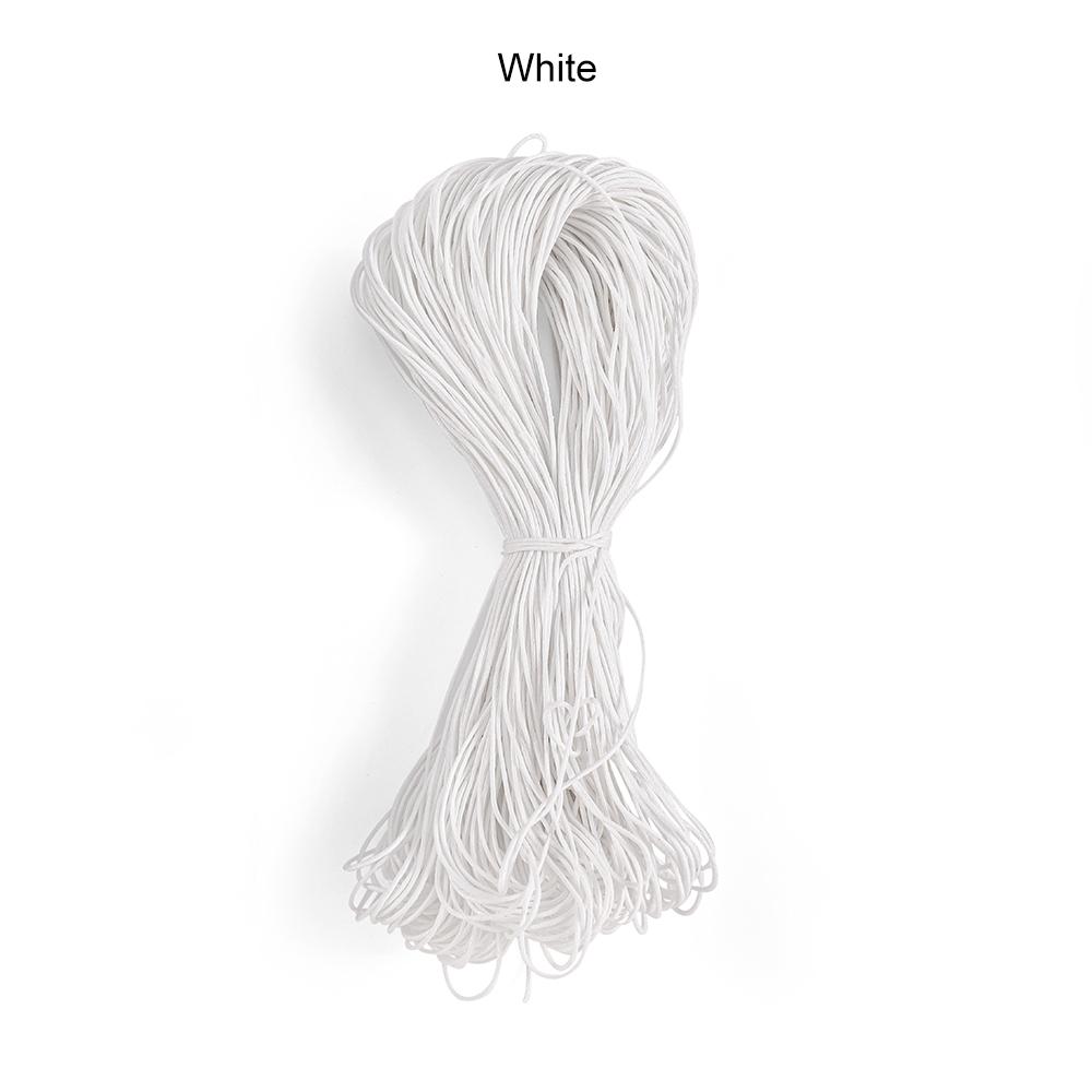 65m/Lot Waxed Cotton String Beading Cord Rope 1mm For Bracelet And Necklace Jewelry Making Weaving Supplies Accessories