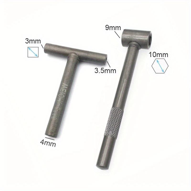 Motorcycle Engine Valve Adjustment Tool Set – Spanner and Feeler Gauge for Valve Clearance 0.005 To 0.020 Inch