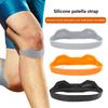 1Pcs Silicone Patella Tendon Knee Straps Knee Support Fixed Protection Patella Knee Strap Highly Elastic Flexible