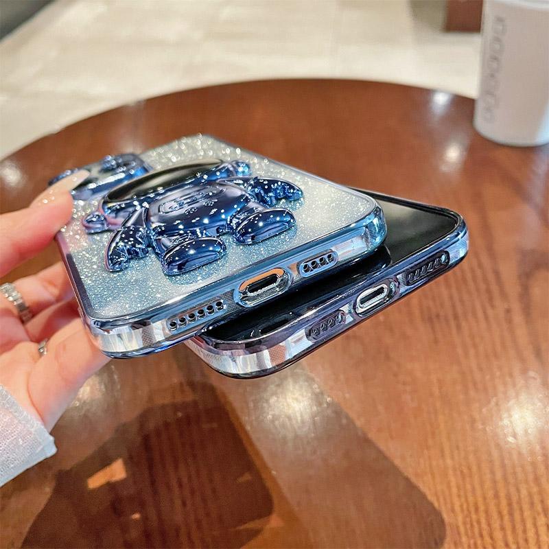 For Xiaomi Redmi Note 13 Pro 4G/Poco M6 Pro 4G Case Astronaut Hidden Kickstand PC+TPU Phone Cover