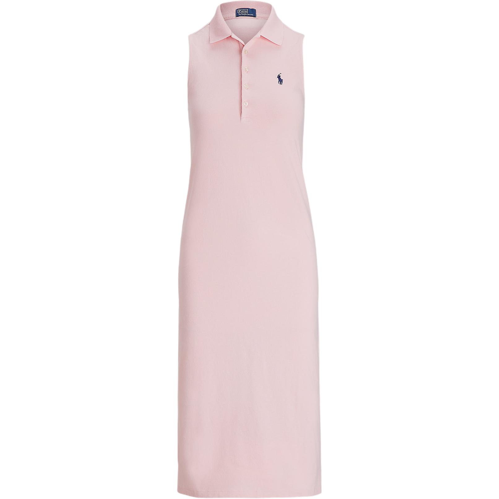 

Платье без рукавов Polo Ralph Lauren из эластичного хлопка однотонной расцветки с логотипом в виде пони Женские платья Розовый 211968292-003 XS