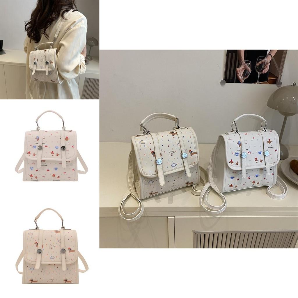 Dachshund Pattern Backpack For Women With Durable Wearresistant Material For Travel And Casual Use