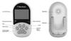 2.4" Baby Monitor with Two-Way Intercom & Temperature Sensor