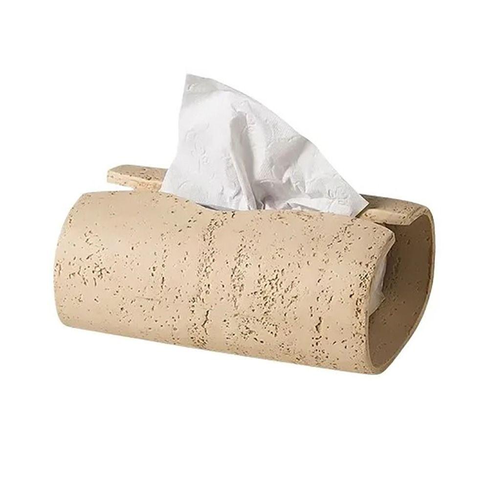 Cave Stone Design Tissue Box Home Decor Napkin Dispenser Creative Napkin Organizer  Modern Home