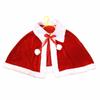 Christmas Santa Claus Party Costume Dress Up Shawl with Hat Outfit Red & White Gold Velvet 3 Type Optional for Adult Kid
