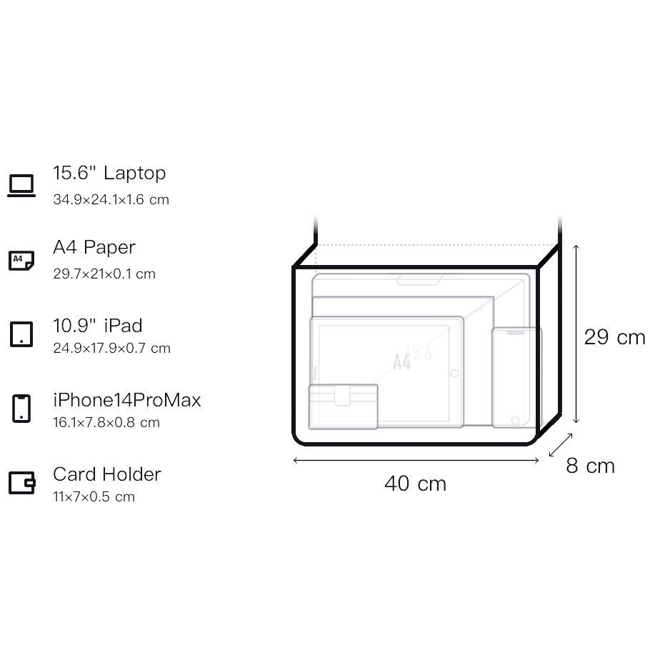 Adidas Originals Three Stripes Sports Casual Zipper Tote Bag Unisex Tote Bag White II3399