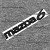 ABS Silver Black carbon Car Emblem Logo Badge Sticker Decal For Mazda 6 Mazda 3 Mazda 2 Mazda 5 Mazda 8 accessories styling NNG44