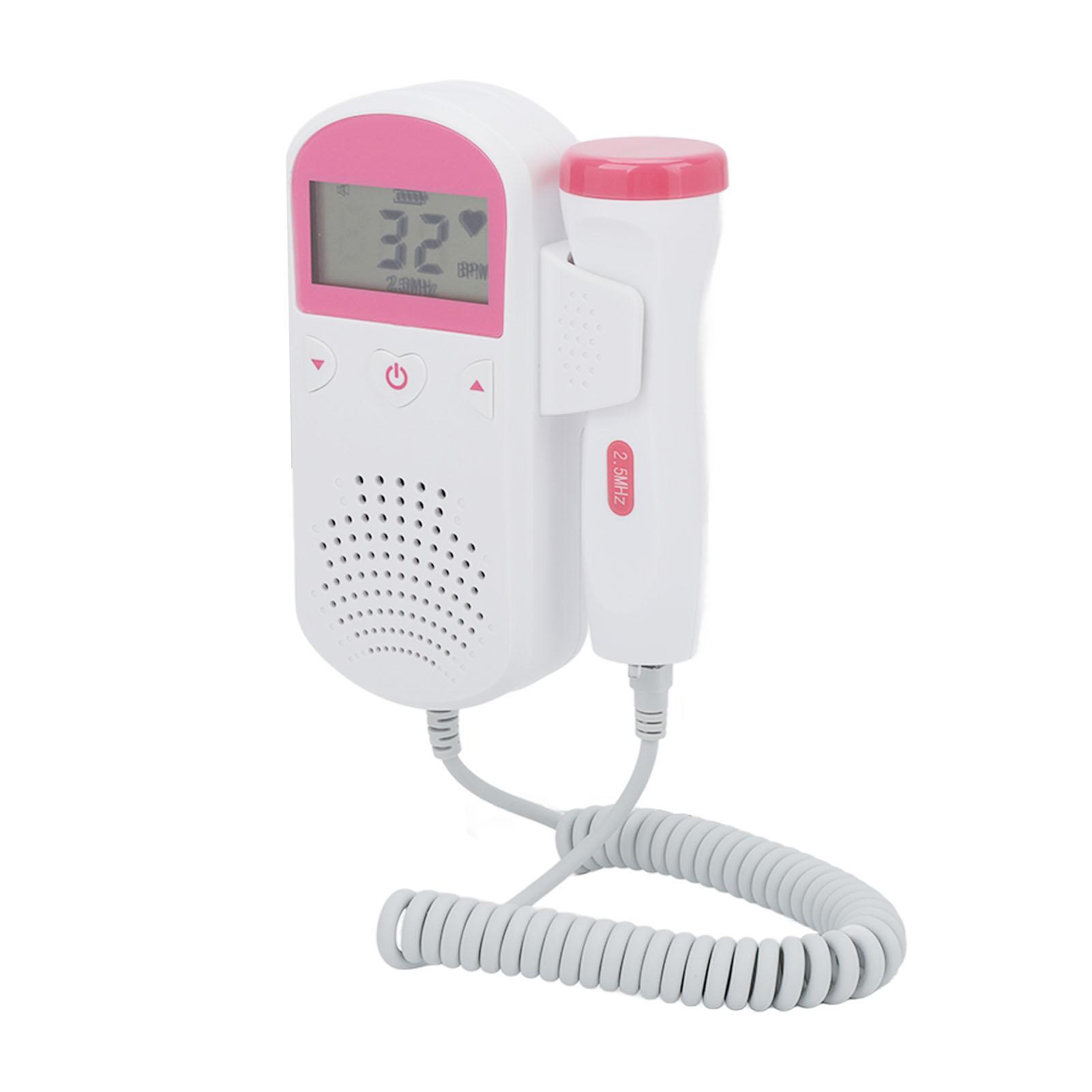 

Монитор сердцебиения плода с шумоподавлением Точный детектор сердечного ритма для беременных женщин Английский