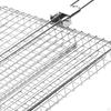 BBQ Grill Basket Stainless Steel Foldable Handle Reusable Easy To Clean Portable Clip for