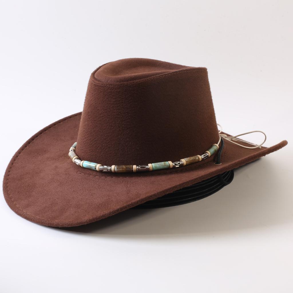 Popolare cappello western da cowboy a tesa larga classico europeo e americano per uomo e donna moda outdoor cappello da cowboy anti-sole cappello jazz