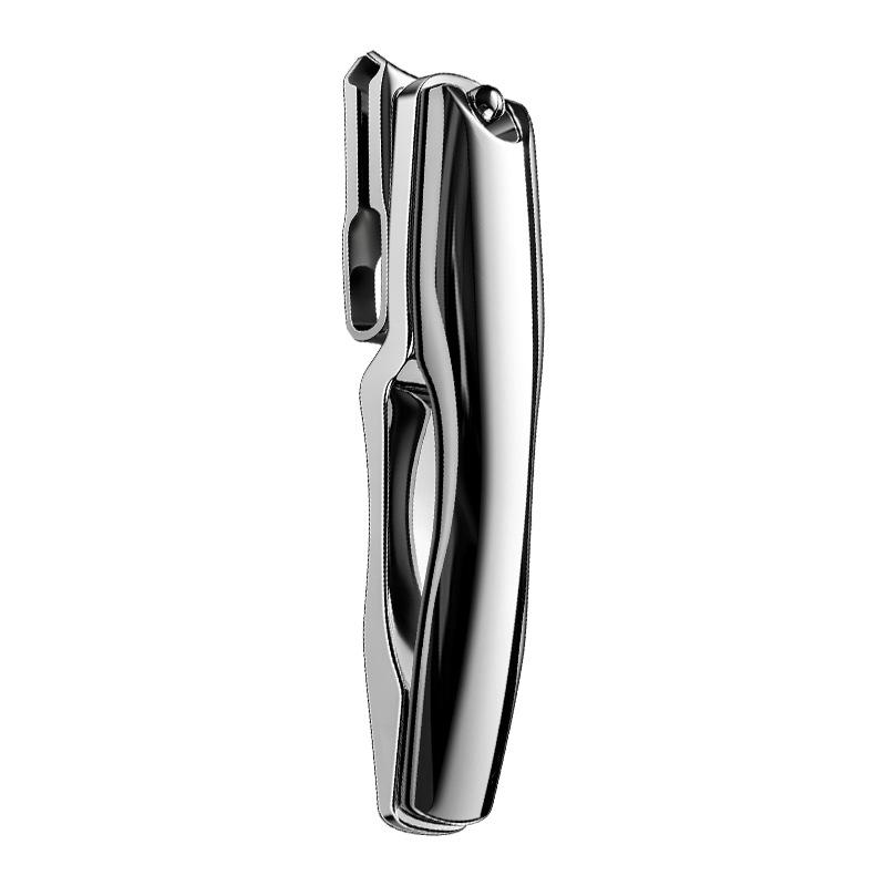 360° Rotatable Stainless Steel Nail Clipper with Mirror Finish