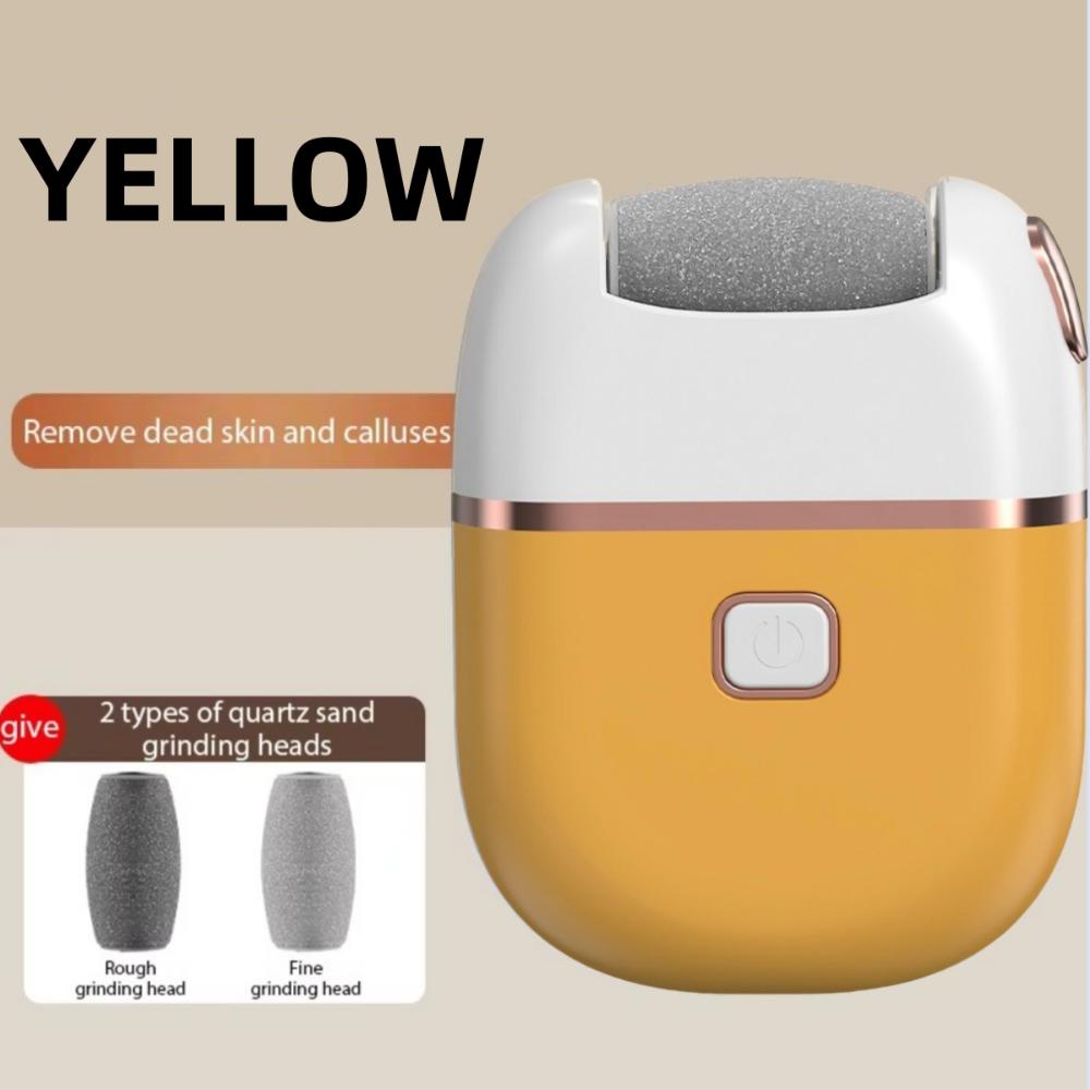 

Мозоли Натоптыши Ноги Электрическая Пилка для Ног Перезаряжаемая Скраббер Электрическая Пилка для Удаления Ороговевшей Кожи Стоп жёлтый