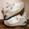 Anta Slip Resistant Abrasion Resistant Low top Casual Shoes Men's White Beige Blue 112518811-1