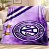 FK Austria Vienna Blanket Flannel Blanket Soft Cozy Plush Throw for Sofa Bed Lightweight Home Decoration Outdoor Camping