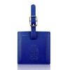 Suitcase Square Label PU Leather Labels School Bag Name Card for Trip Security