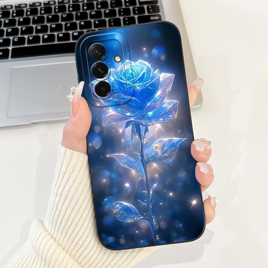 For Samsung Galaxy A36 A56 5G Case SM-A566B SM-A366B Cover Popular Flower Girls Soft Silicone Matte Funda on GalaxyA56 A 56 Capa