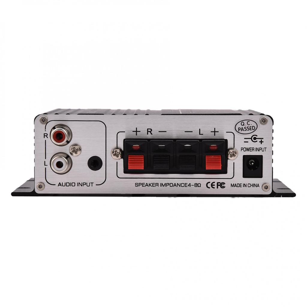 2 Channel HiFi Stereo Auto Car   Power Amplifier Digital Amp Silver