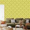 Wallpaper Geometric rhombuses yellow, yellow center 50x1000
