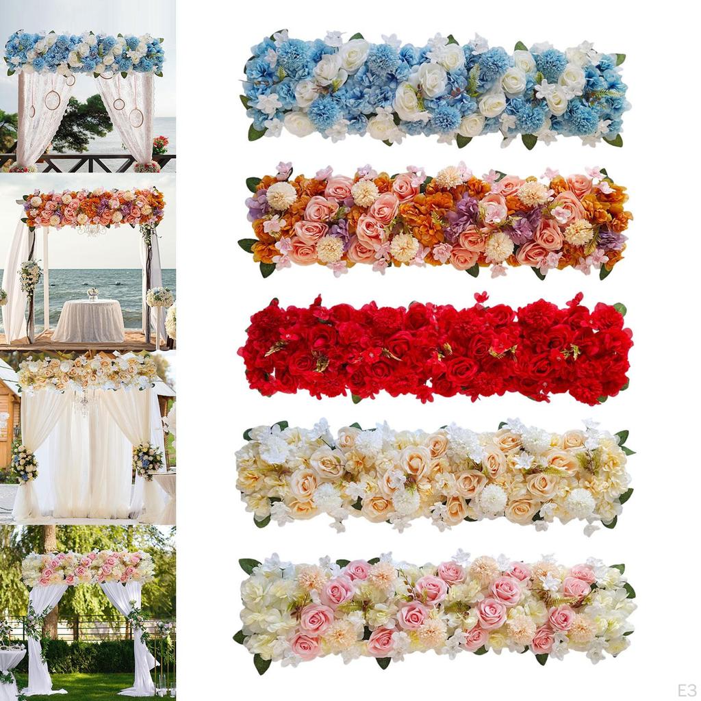 Arch Flower Panel Background DIY Multipurpose Floral Arrangement for Wedding Home